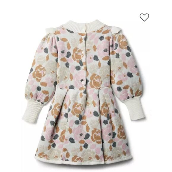 Janie and Jack Floral Sweater Dress - Picture 2 of 8